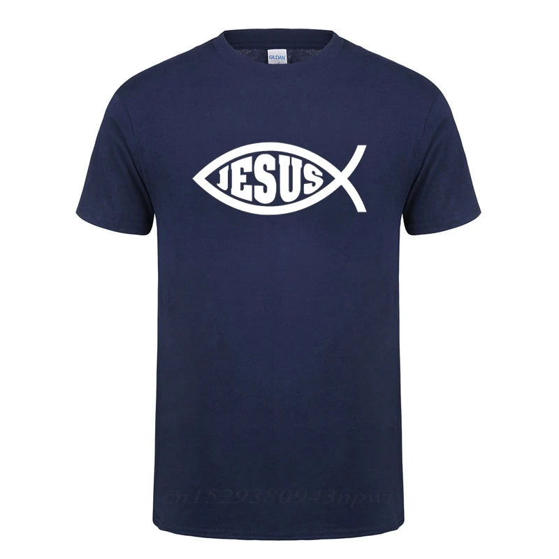 Jesus Fish Men's T-Shirt