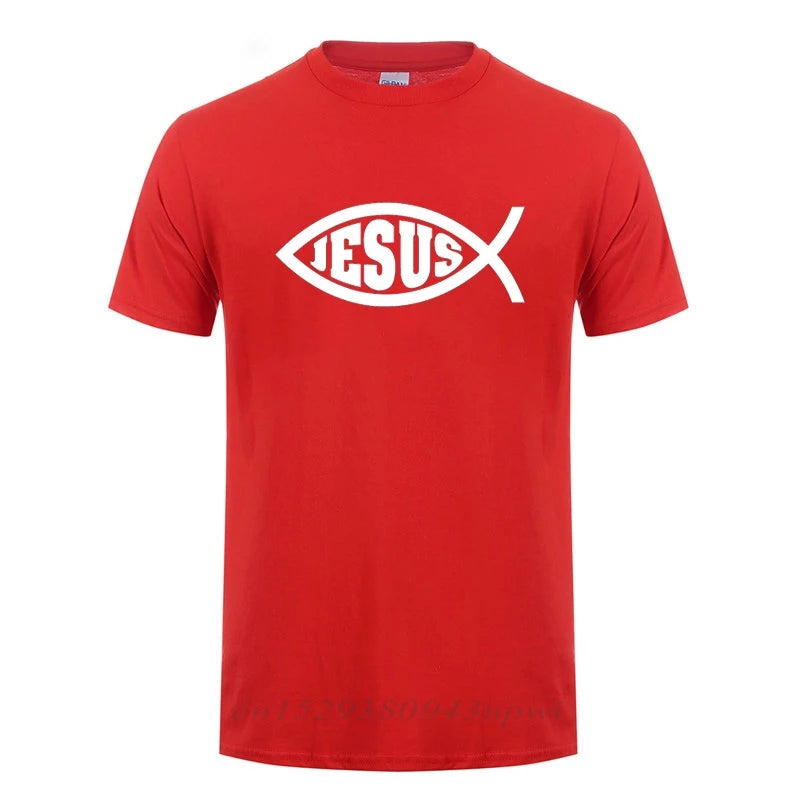 Jesus Fish Men's T-Shirt