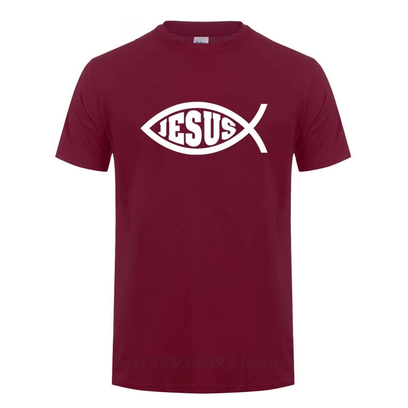 Jesus Fish Men's T-Shirt