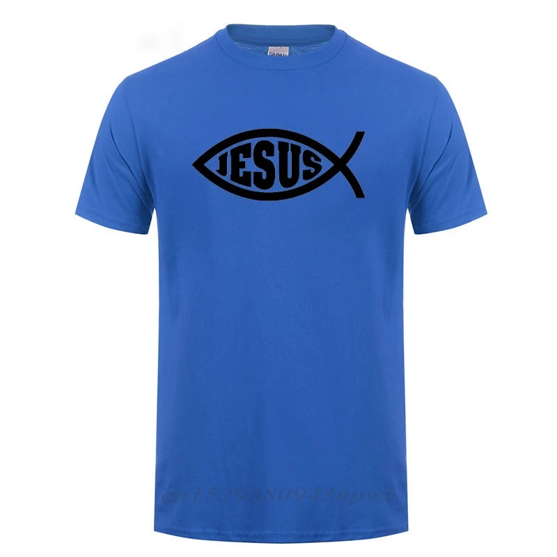 Jesus Fish Men's T-Shirt