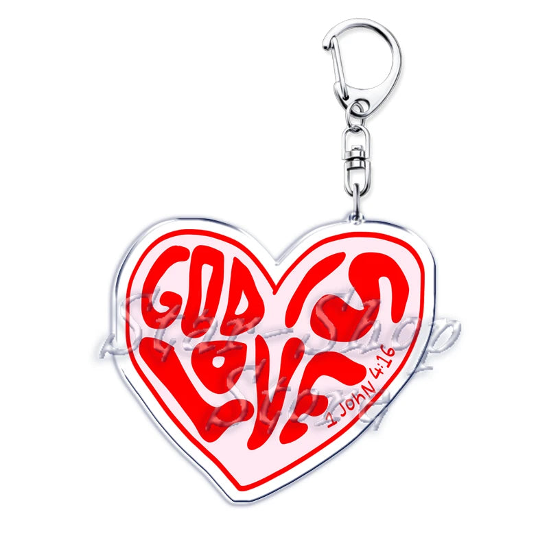 Jesus Loves You Keychain