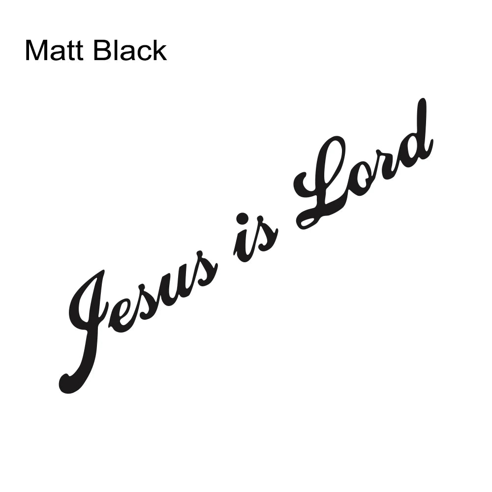 Jesus is Lord Car Vinyl Decal
