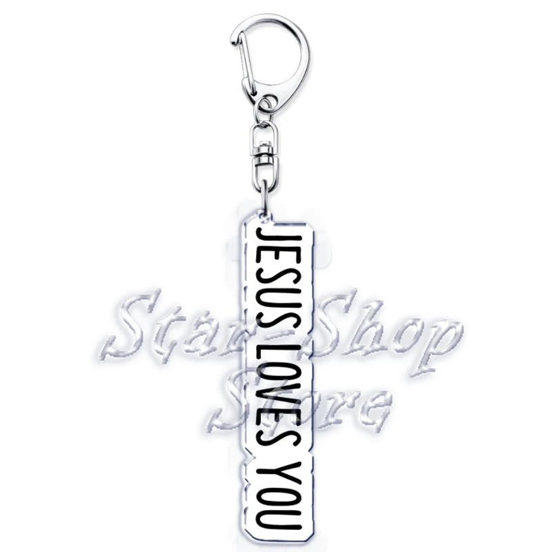 Jesus Loves You Keychain