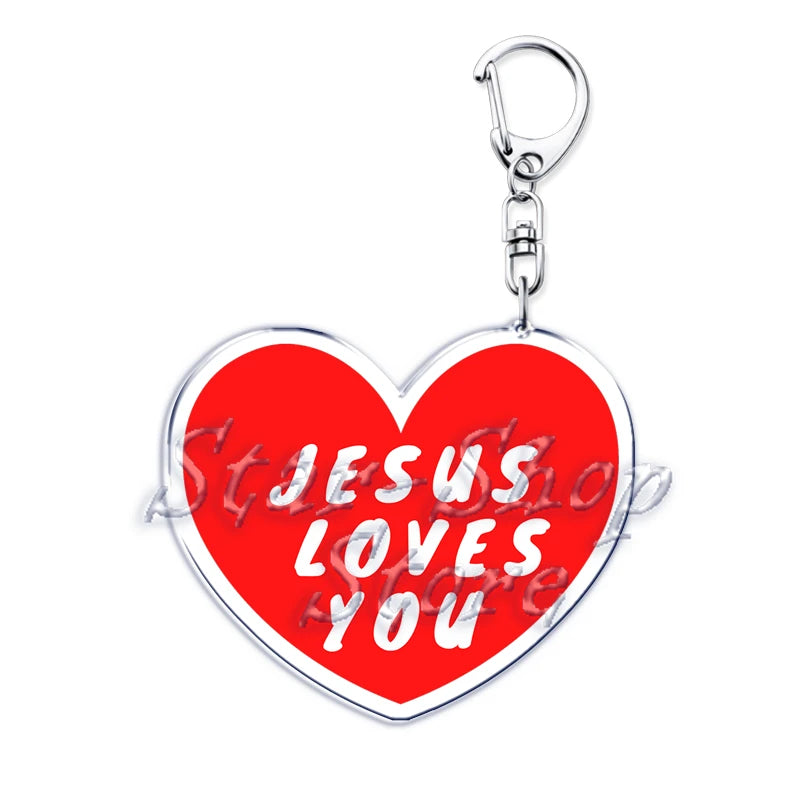 Jesus Loves You Keychain