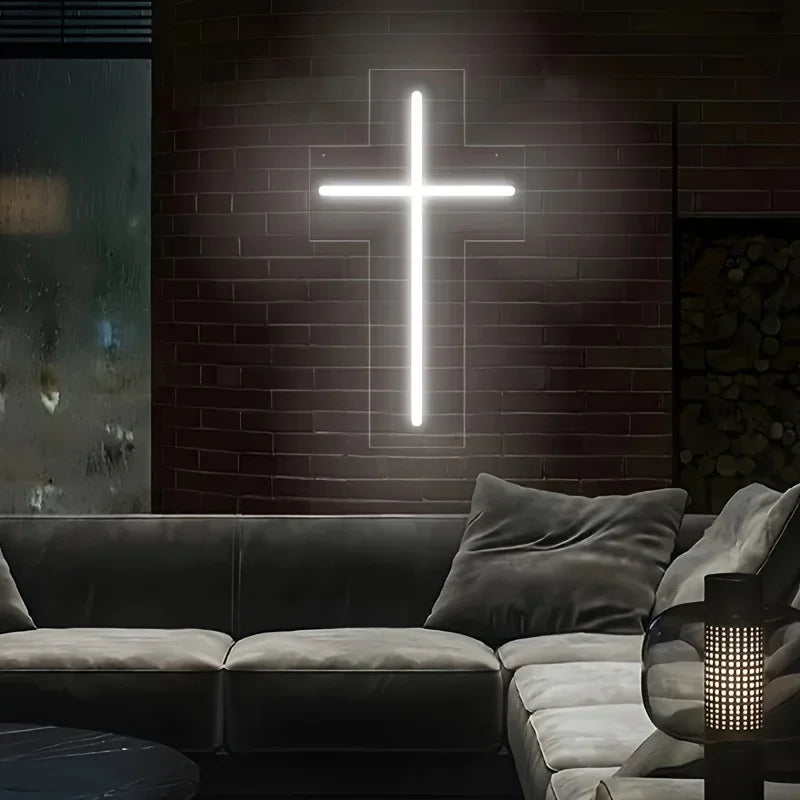 Jesus Cross Neon LED Neon Sign-Wall Decor
