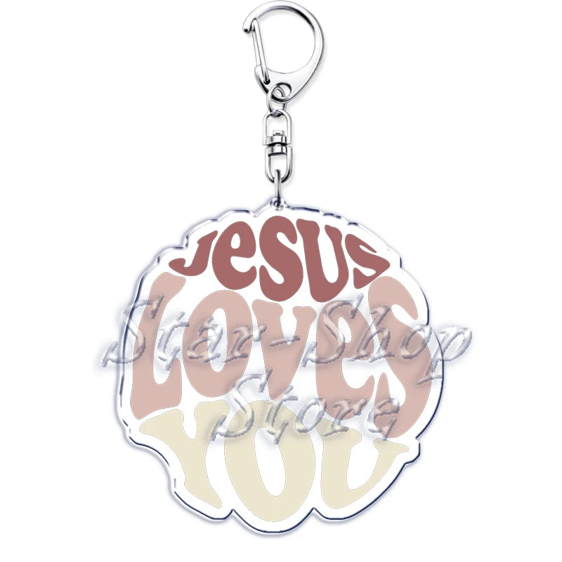 Jesus Loves You Keychain