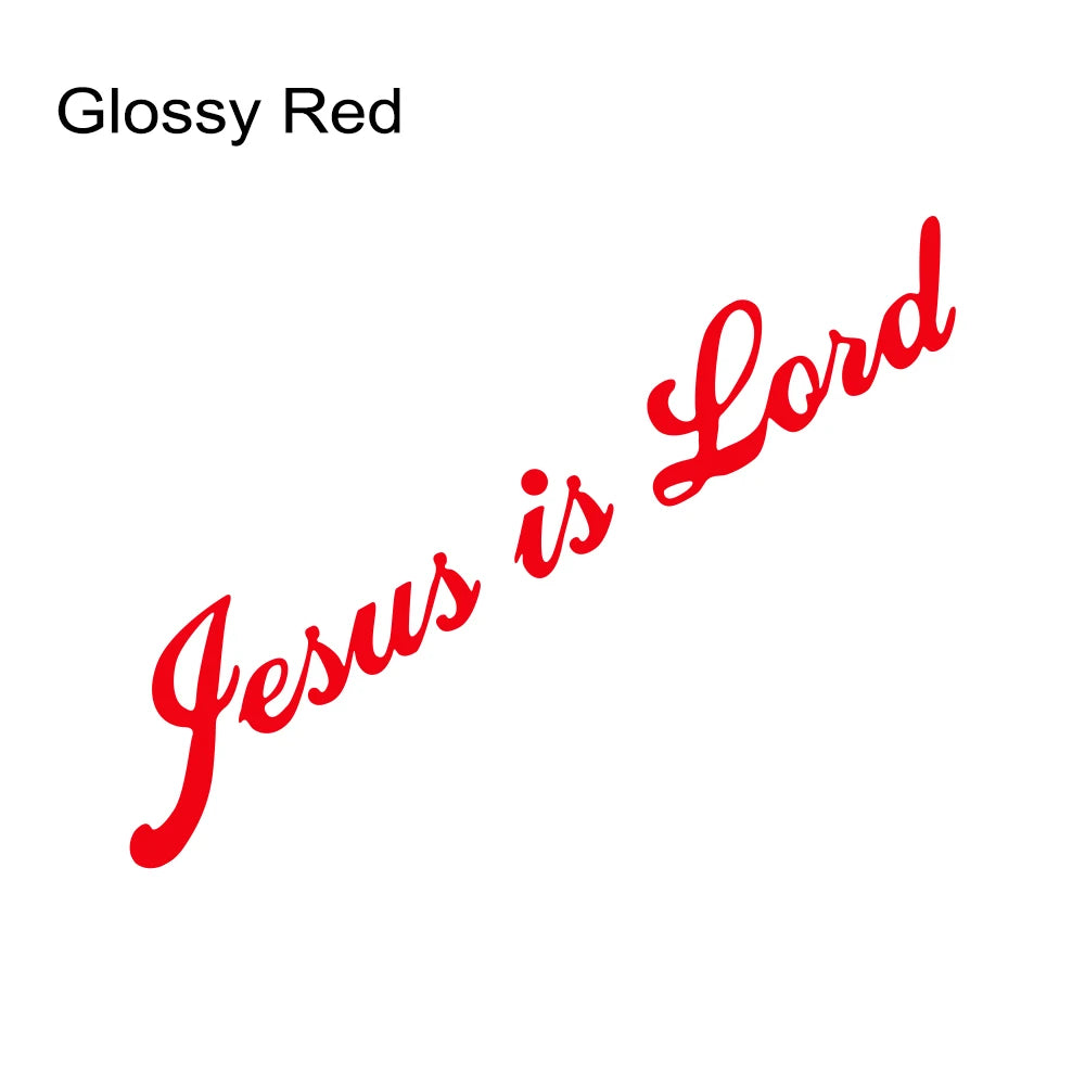 Jesus is Lord Car Vinyl Decal
