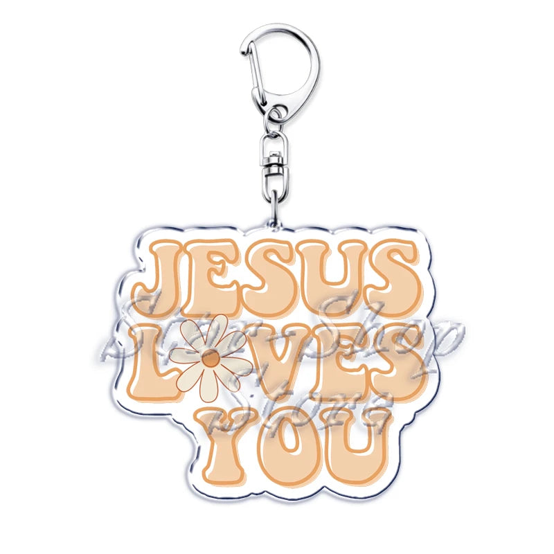 Jesus Loves You Keychain