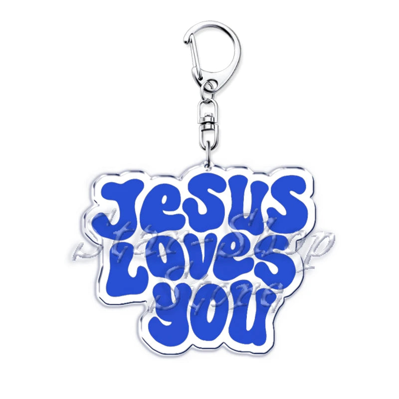 Jesus Loves You Keychain