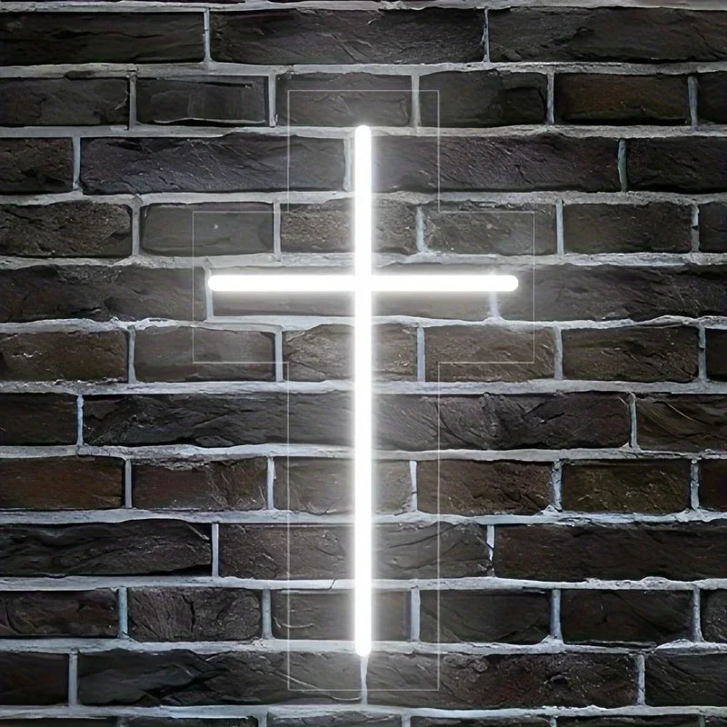 Jesus Cross Neon LED Neon Sign-Wall Decor