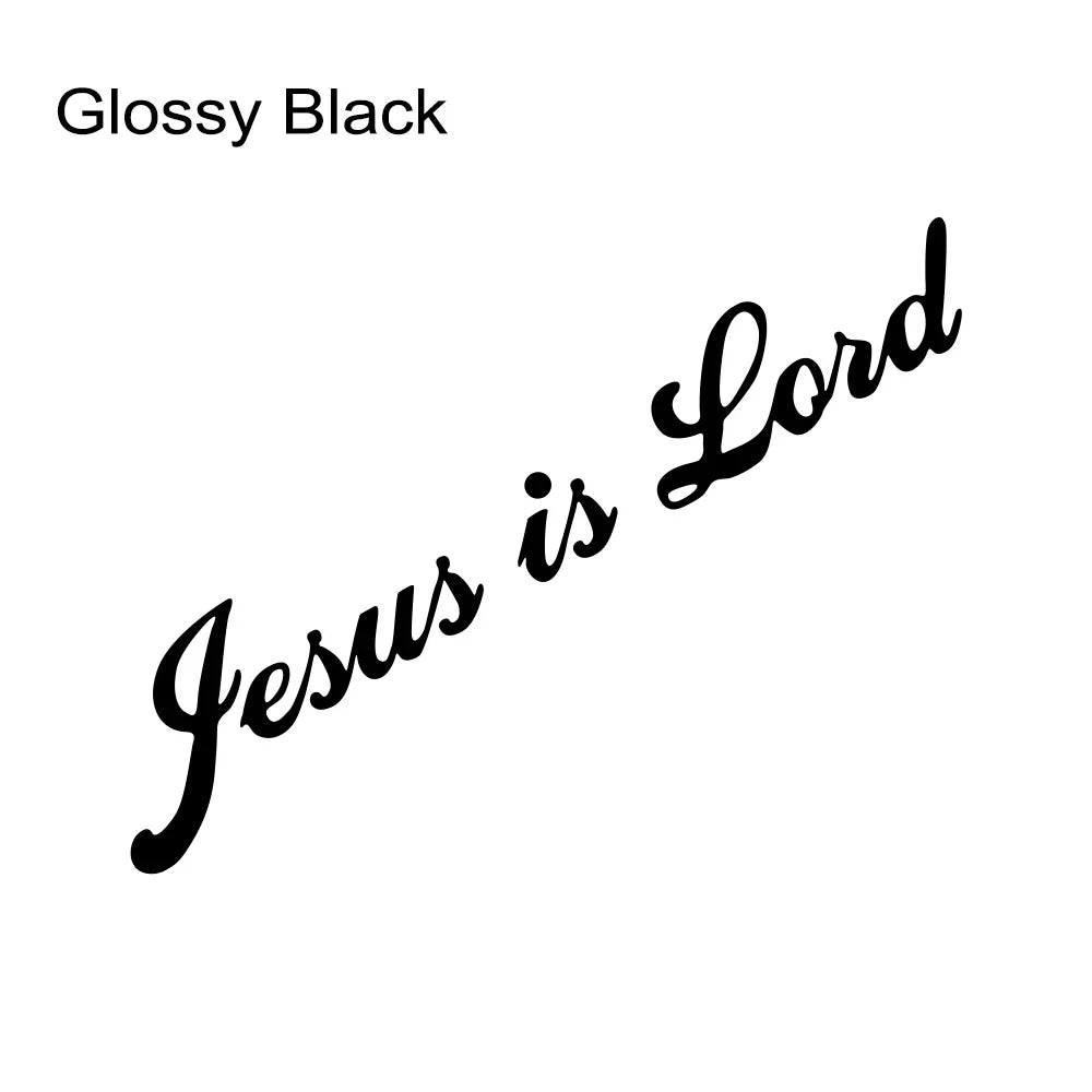 Jesus is Lord Car Vinyl Decal