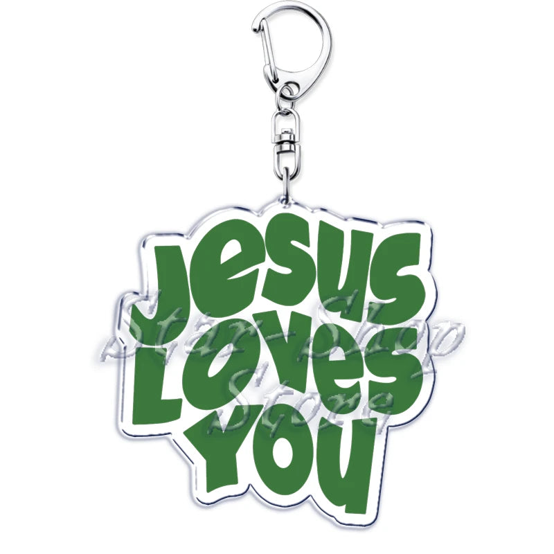 Jesus Loves You Keychain