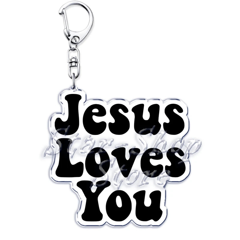 Jesus Loves You Keychain
