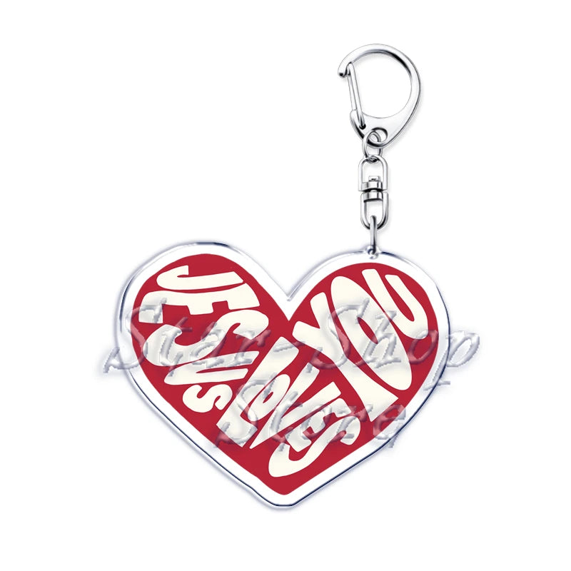 Jesus Loves You Keychain
