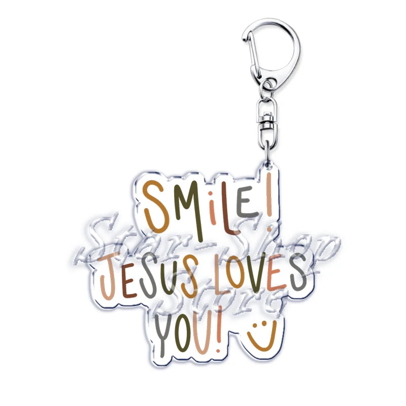 Jesus Loves You Keychain