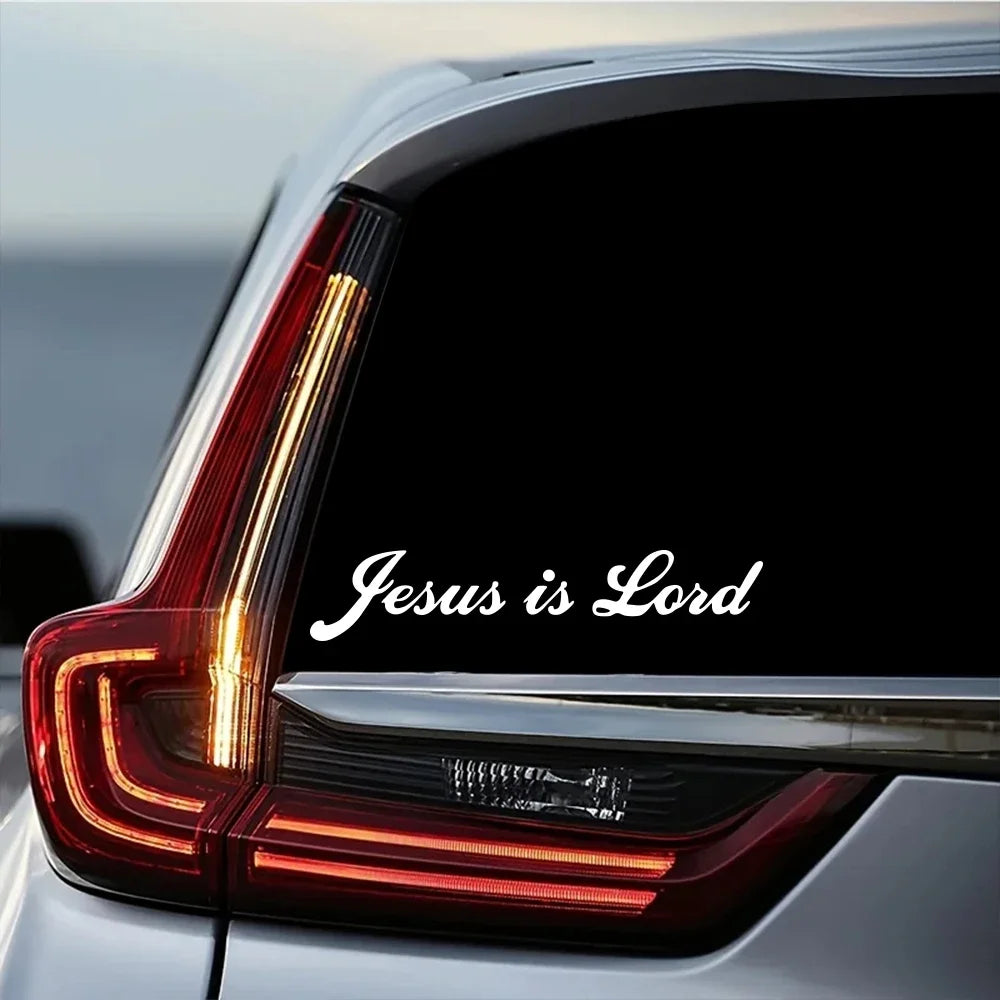 Jesus is Lord Car Vinyl Decal