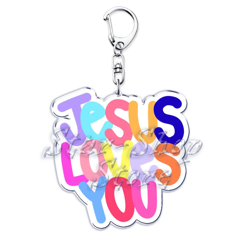 Jesus Loves You Keychain
