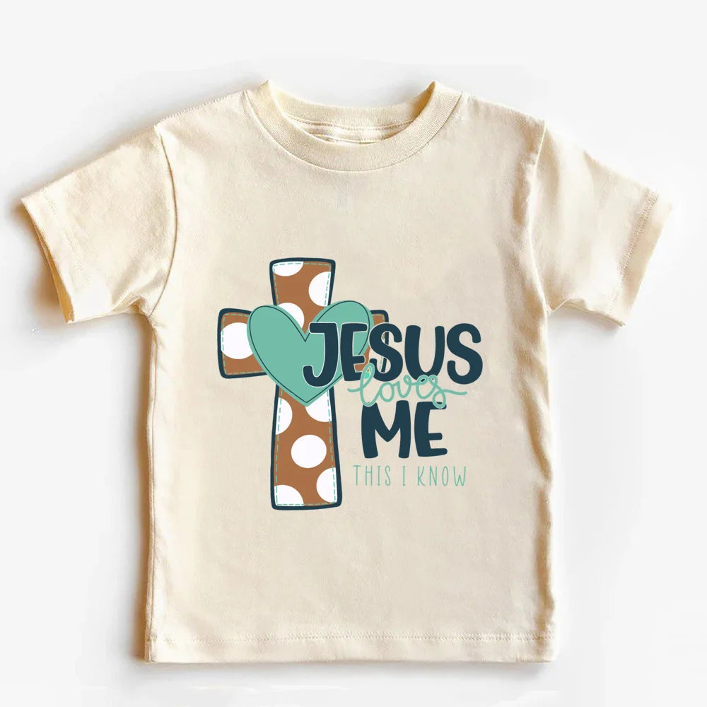 Jesus loves me Kids T Shirt