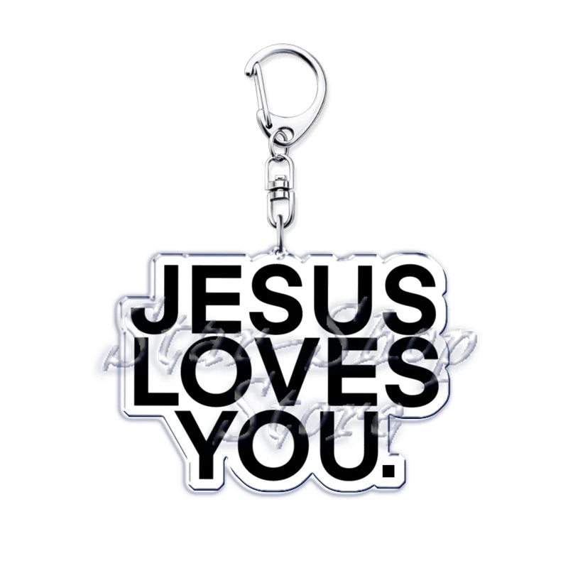 Jesus Loves You Keychain