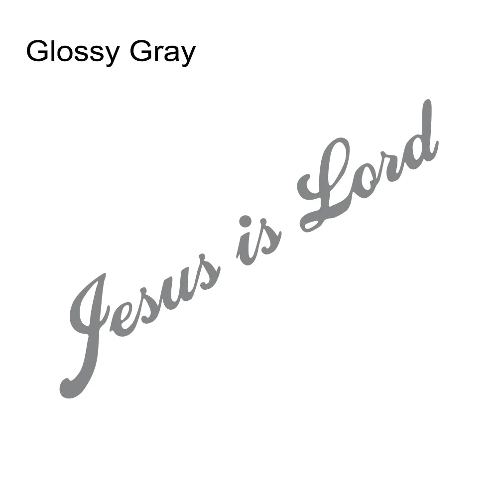 Jesus is Lord Car Vinyl Decal