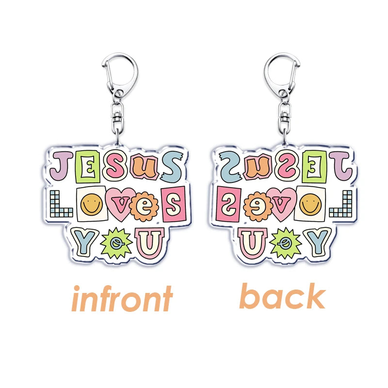 Jesus Loves You Keychain