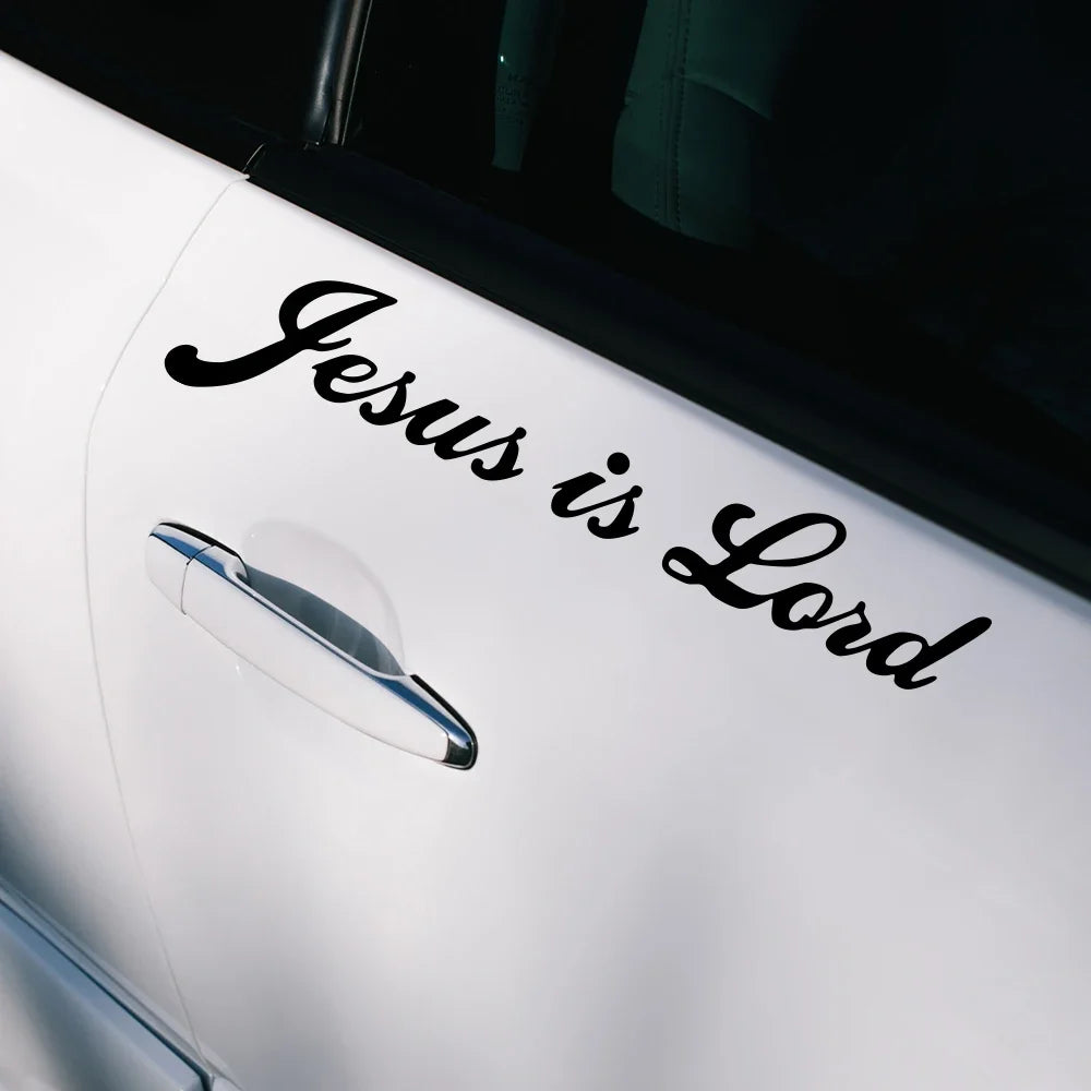 Jesus is Lord Car Vinyl Decal