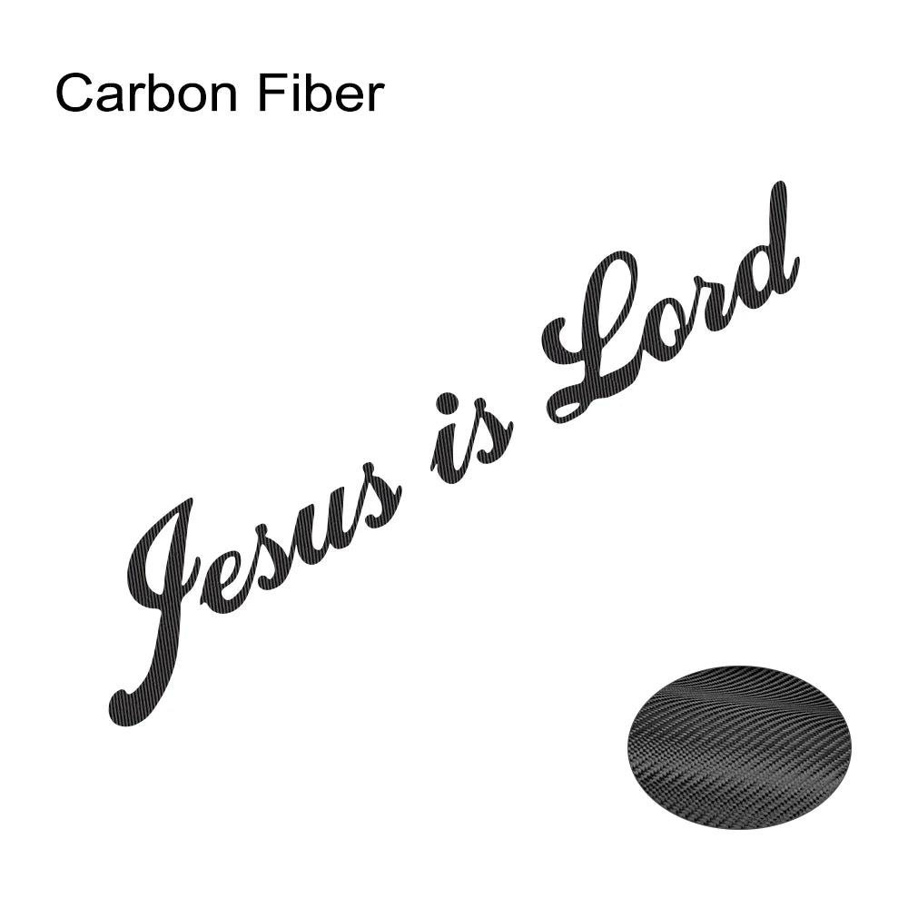 Jesus is Lord Car Vinyl Decal