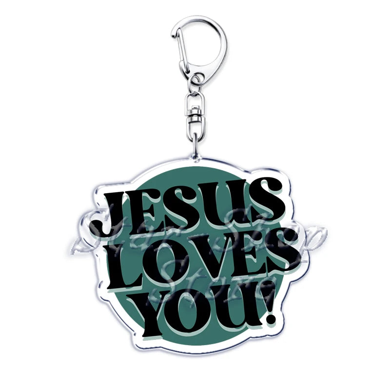 Jesus Loves You Keychain