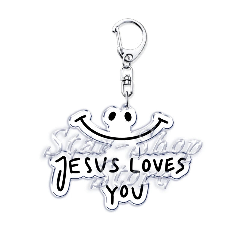 Jesus Loves You Keychain