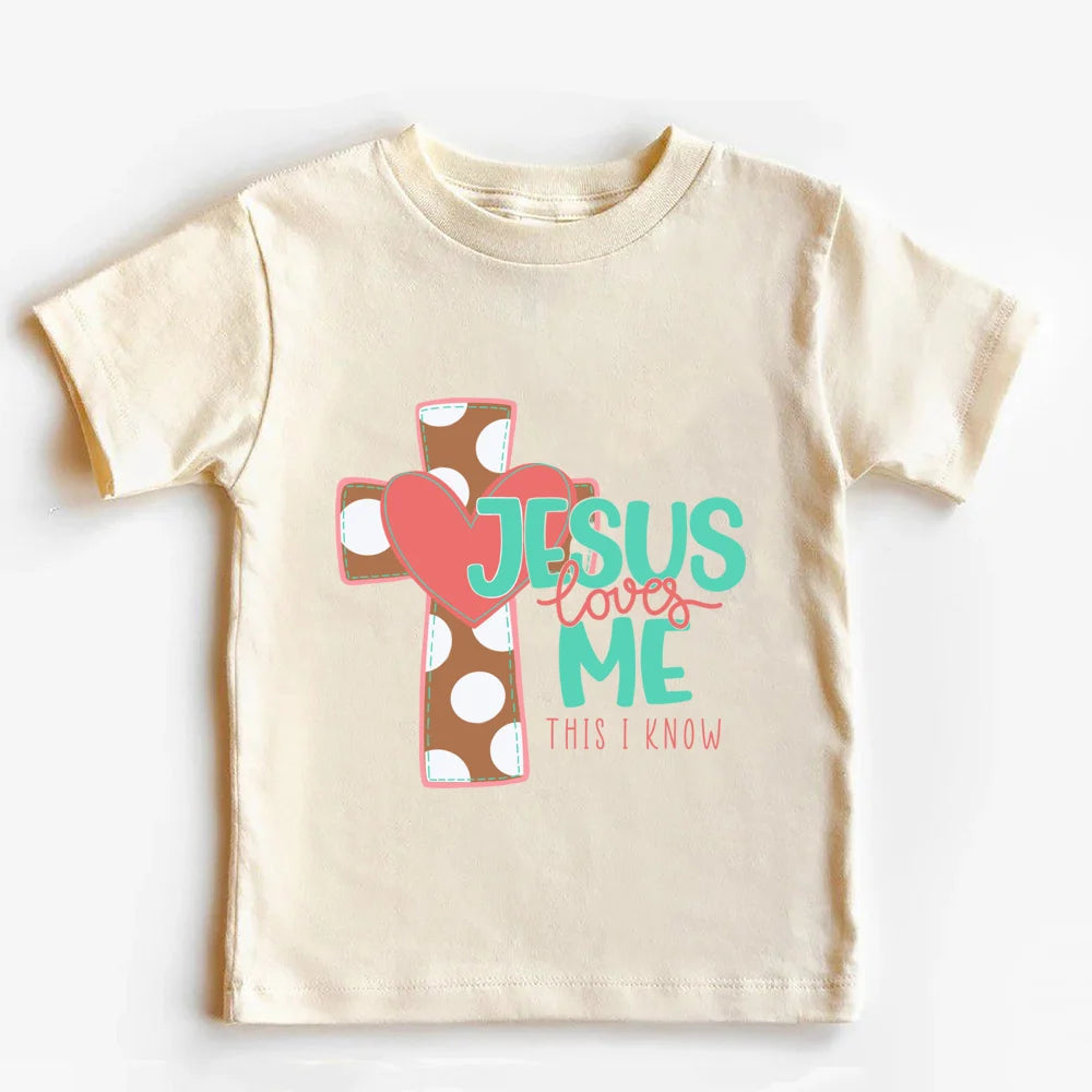 Jesus loves me Kids T Shirt