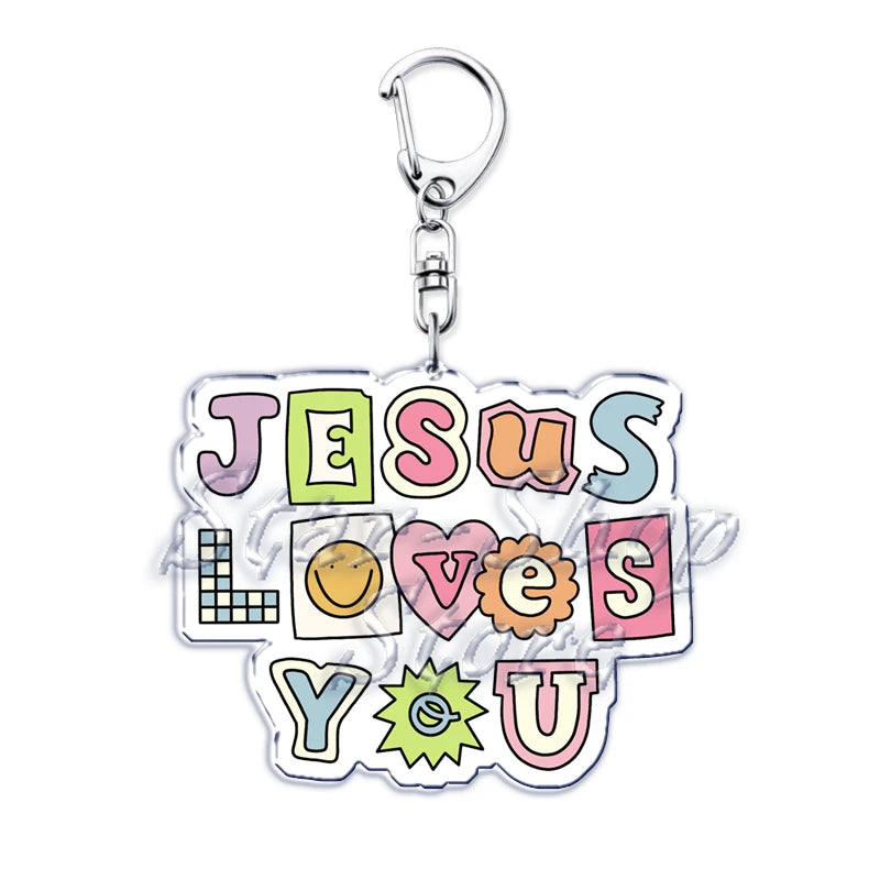 Jesus Loves You Keychain