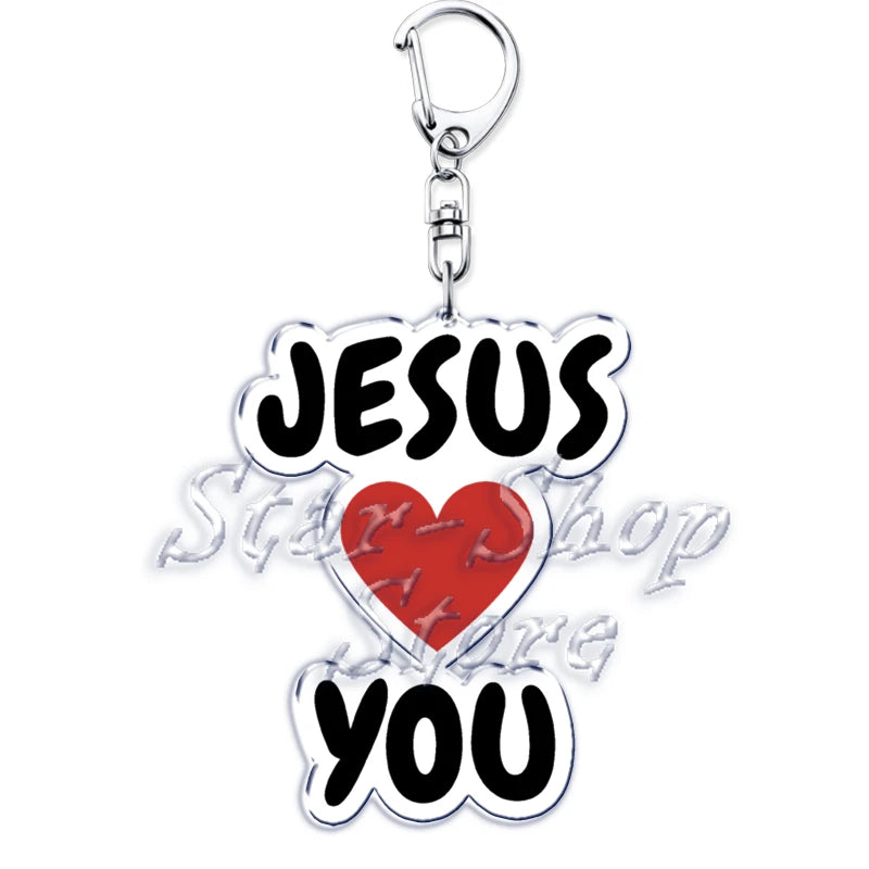 Jesus Loves You Keychain