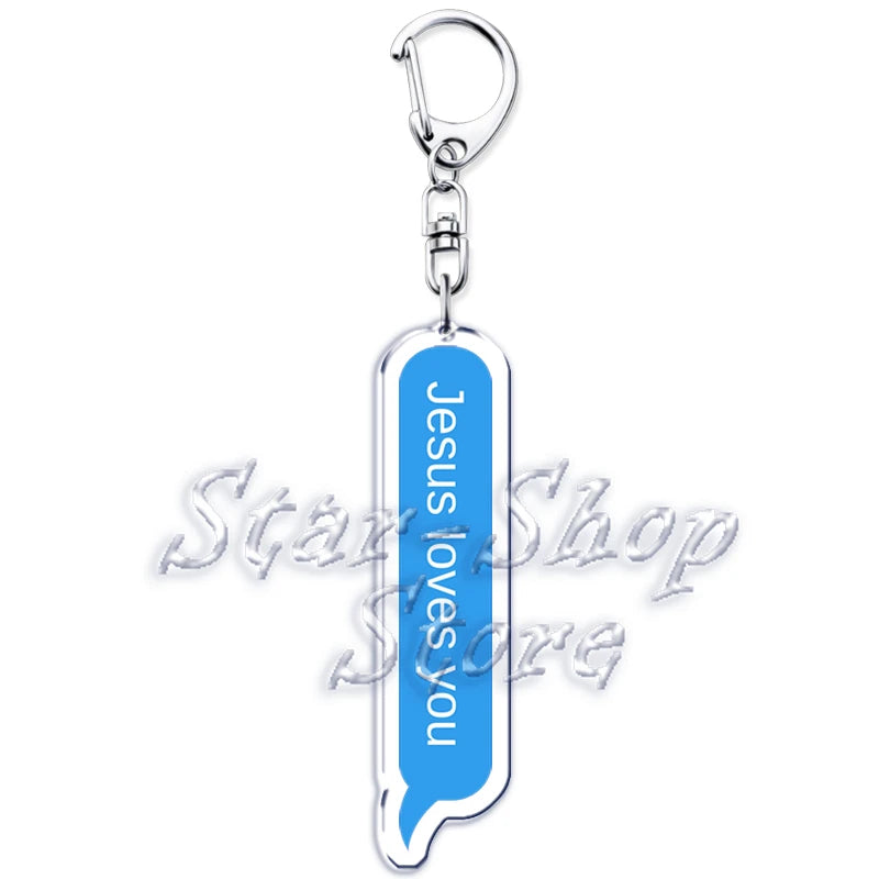 Jesus Loves You Keychain